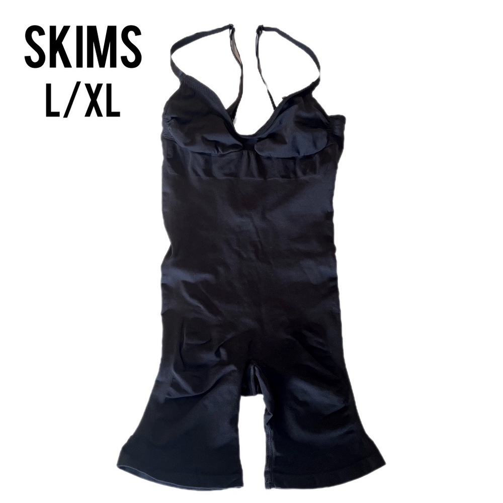 SKIMS • NEW - Seamless Sculpt Mid Thigh Bodysuit w/ Gusset Opening - Size L/XL